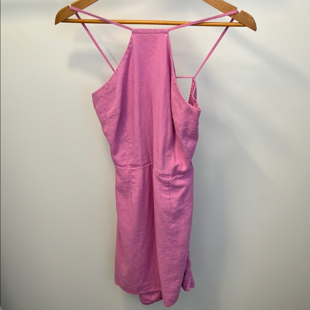 Linen Sun Dress with Pockets